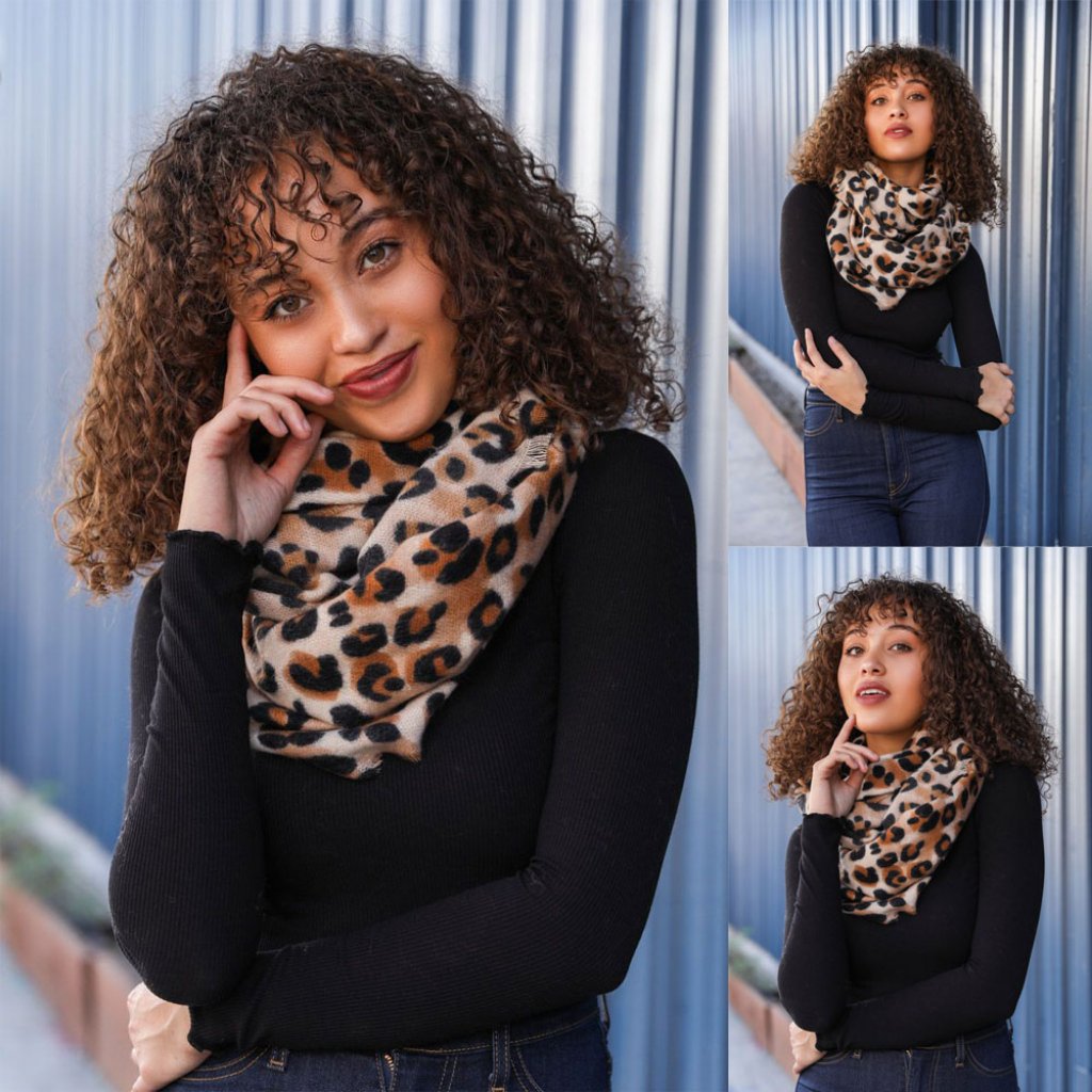 Basic Leopard Print Infinity